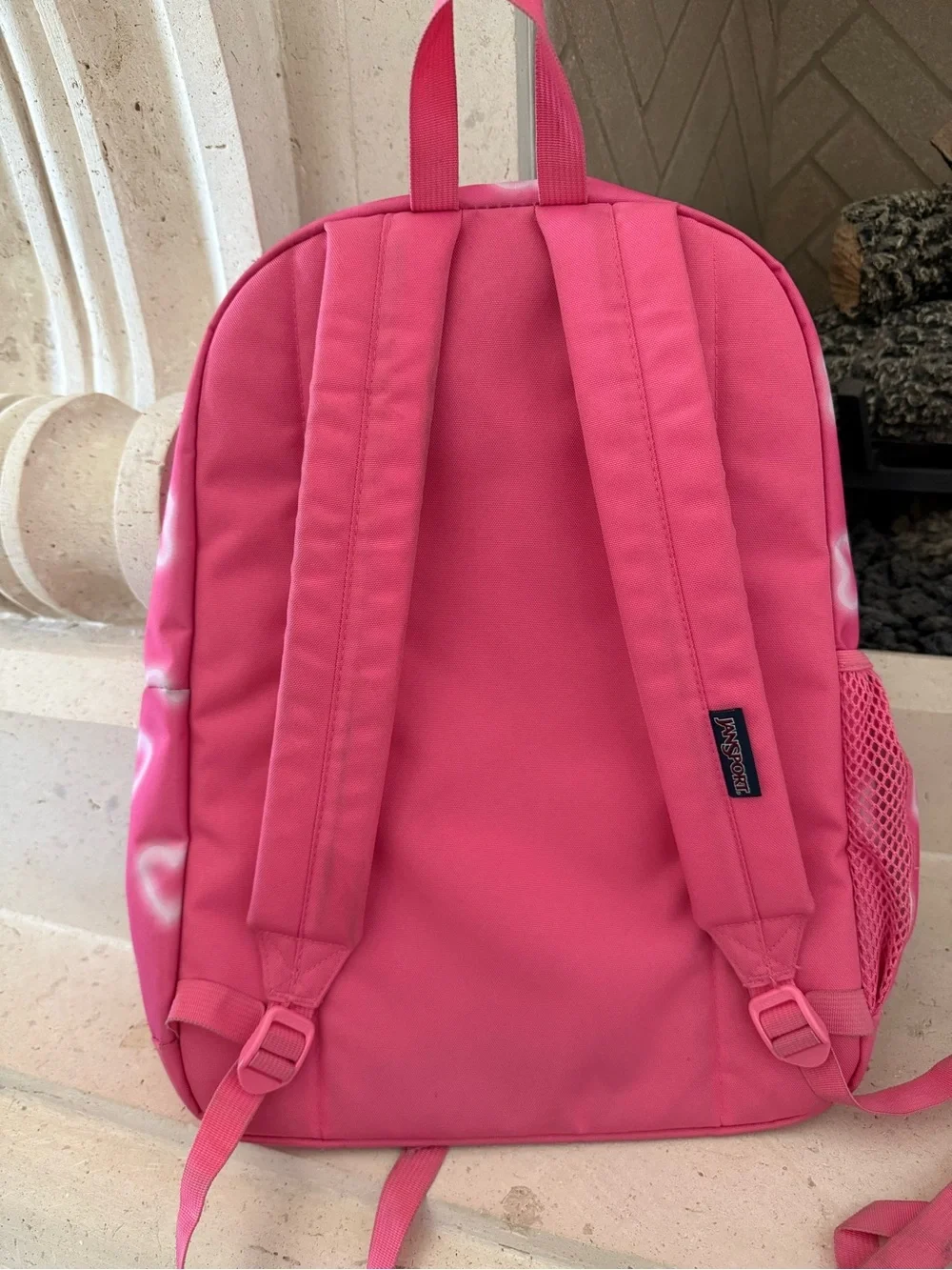 Jansport Pink Heart Backpack